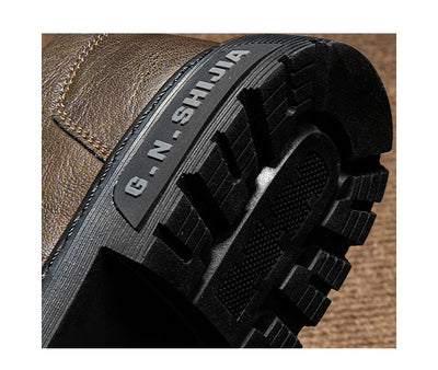Botas Casuales de Cuero Transpirable para Hombre - Estilo Martin Verano - Image 18