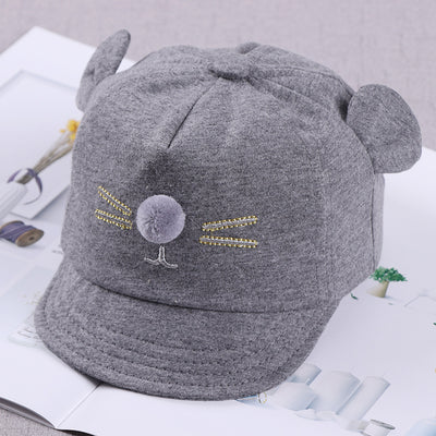 Gorro Infantil Reversible de Lana con Pompón Doble para el Sol - Image 5