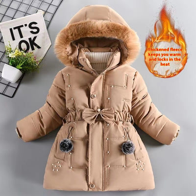 Chaqueta de Algodón Acolchada para Niñas - Abrigada y a la Moda - Image 8