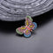 Broche Mariposa de Cristales Brillantes Estilo Europeo Premium