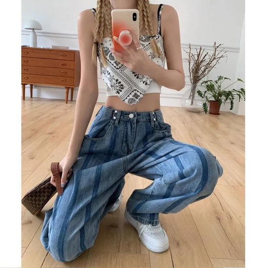 Pantalón Retro Cintura Alta Versátil para Limpiar - Image 13