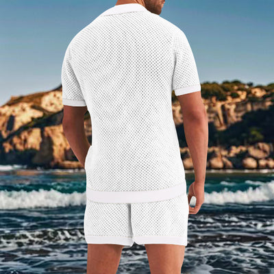 Traje Casual Transpirable de Malla Fresca - Image 26
