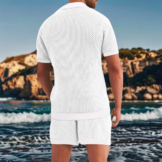 Traje Casual Transpirable de Malla Fresca - Image 26
