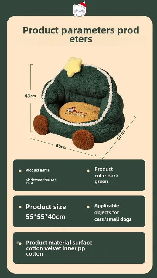 Nido Cálido para Gatos - Cama Desmontable y Lavable Todo Clima - Image 13