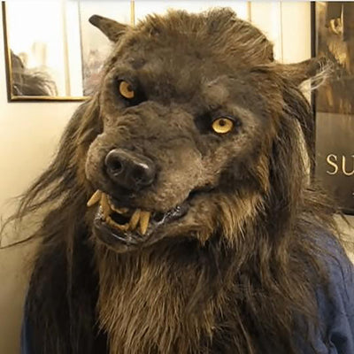 Máscara de Cabeza de Lobo en Látex - Headgear de Cosplay Profesional - Image 9