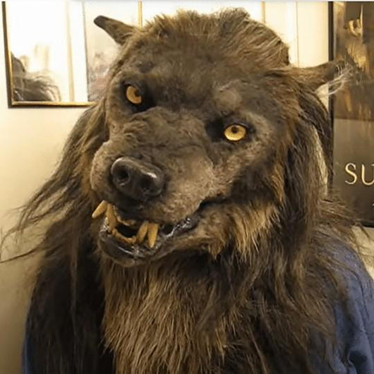 Máscara de Cabeza de Lobo en Látex - Headgear de Cosplay Profesional - Image 9
