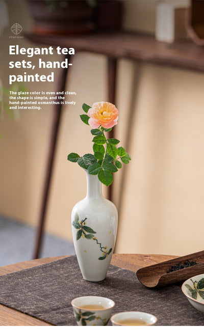 Maceta Cerámica Retro para Flores Hidropónicas - Adorno de Porcelana - Image 9