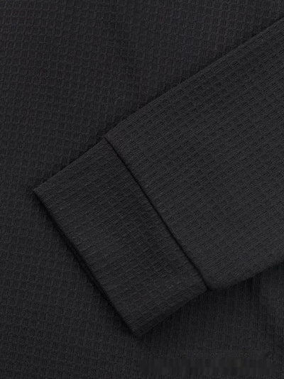 Sudadera Hombre Manga Larga Diseño Jacquard Patchwork Corte Holgado - Image 21