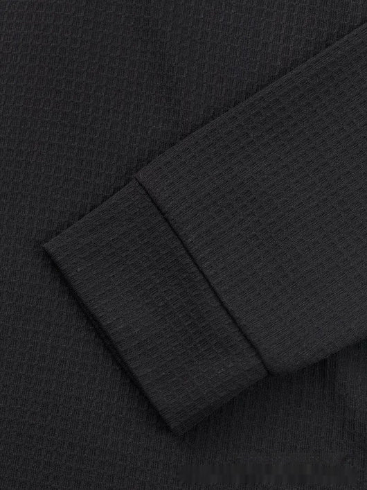 Sudadera Hombre Manga Larga Diseño Jacquard Patchwork Corte Holgado - Image 21