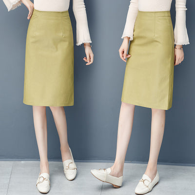 Falda de Cuero Midi para Mujer - Elegancia Clásica - Image 12