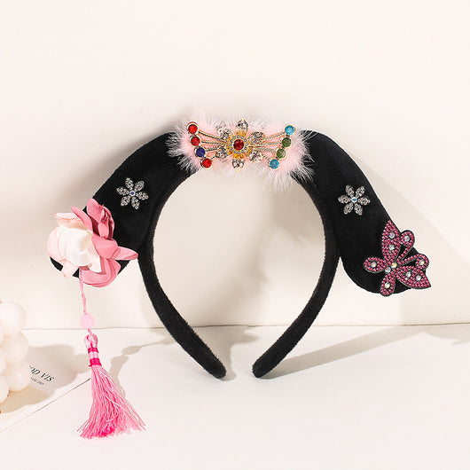 Diadema Princesa Estilo Chino con Borlas Decorativas - Image 11