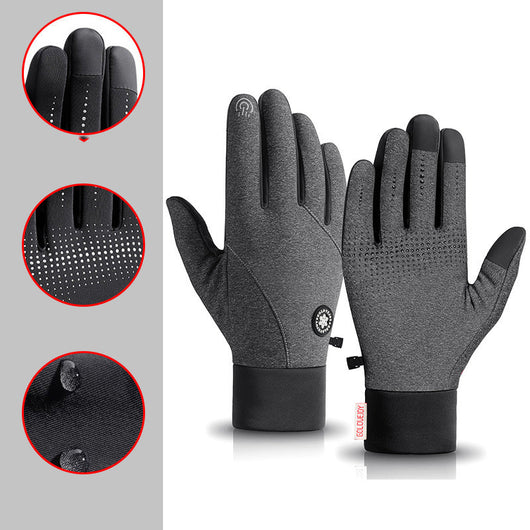 Guantes Deportivos Impermeables con Pantalla Táctil para Ciclismo y Esquí - Image 4
