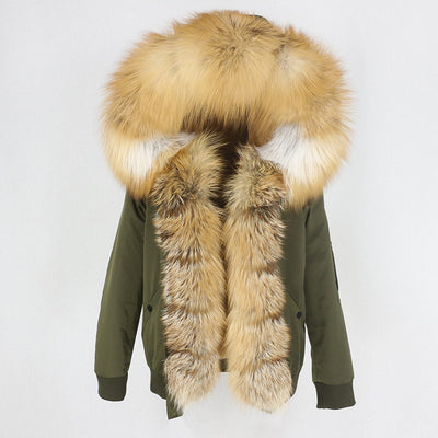 Parka con Forro de Piel de Mapache - Abrigo Térmico Premium - Image 15