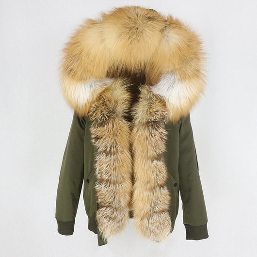 Parka con Forro de Piel de Mapache - Abrigo Térmico Premium - Image 15