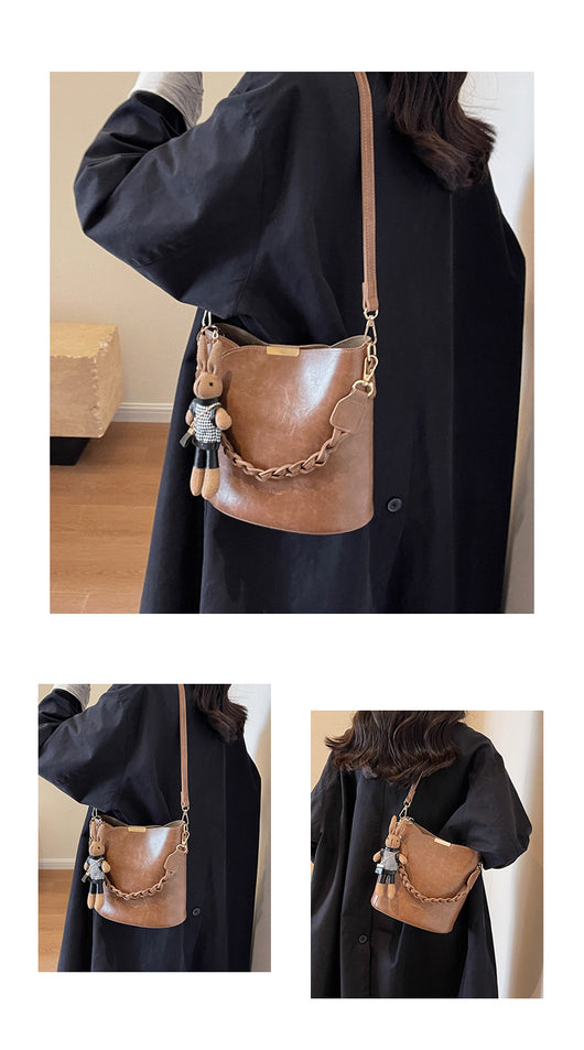 Bolsa Retro Estilo Messenger con Diseño de Cubo Portátil - Image 17