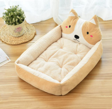 Cama Desmontable y Lavable para Perros Grandes - Nido Teddy Cartoon - Image 11