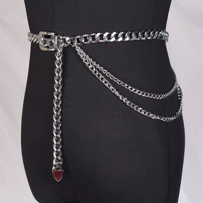 Cadena de Cintura Metálica Estilo Europeo Americano - Cinturón Decorativo de Moda para Mujer - Image 9