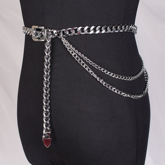Cadena de Cintura Metálica Estilo Europeo Americano - Cinturón Decorativo de Moda para Mujer - Image 9