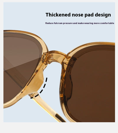 Cream and grey round zippered glasses case with a cream strap, shown from front and back views. - Image 20