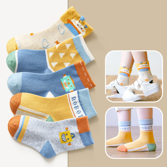 Calcetines Infantiles con Robot 3D