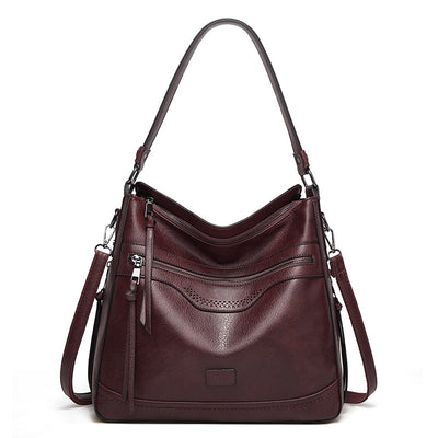 Bolso Tote Vintage de Un Solo Hombro en Cuero Suave - Image 3