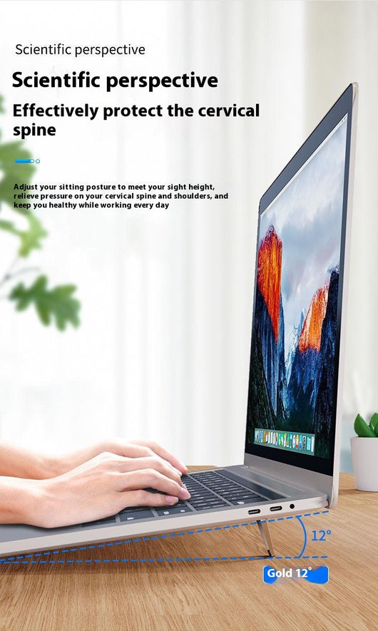 Soporte Plegable Invisible para Laptop en Aluminio Ultraportátil - Image 14