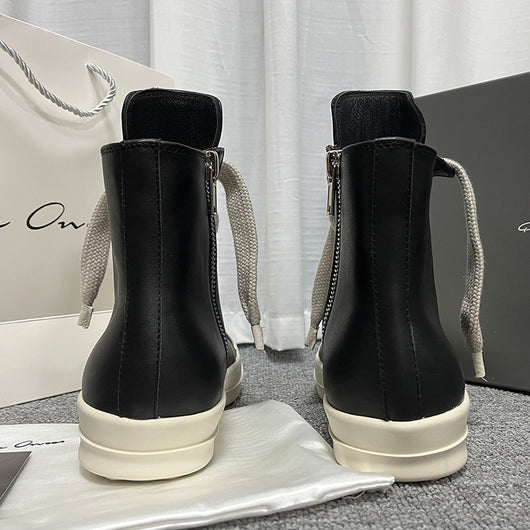 Botas Altas de Cuero Unisex - Sneakers Deportivos para Parejas Tallas Grandes - Image 3