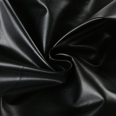 Calentador de Pierna Cuero Negro con Hebilla Metal Punk - Image 34