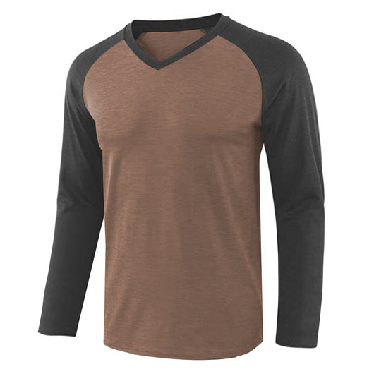 Playera Raglan de Manga Larga con Contraste para Hombre - Image 14