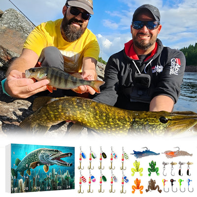 Set de Pesca Navideño con Calendario de 24 Días