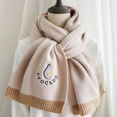 Bufanda Tejida Estilo Otoño Invierno Japonés - Image 14