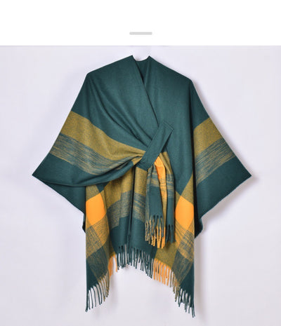 Cardigan Tejido Jacquard Cálido con Borlas para Mujer - Image 17