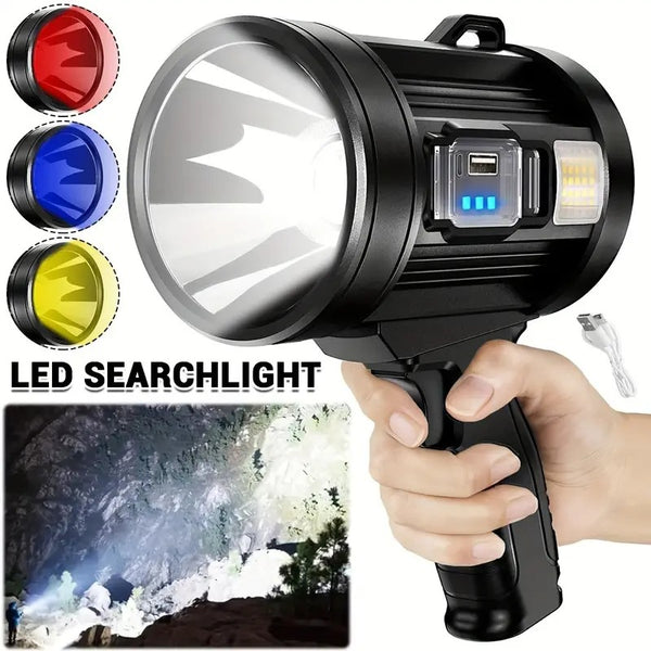 Linterna Solar Portátil Recargable para Emergencias