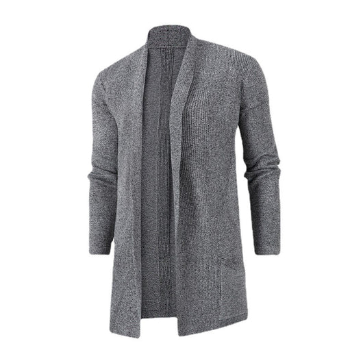 Cardigan Tejido Slim Fit Talla Grande para Hombre - Image 6