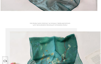 Pañuelo Playa Protección Solar Flor de Cerezo - Ligero y Suave para Mujer - Image 34