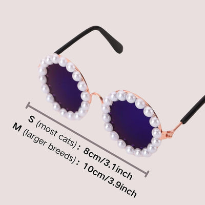 Gafas de Sol Pearl para Mascotas - Accesorios Divertidos y Elegantes para Disfraz de Fiesta - Image 2