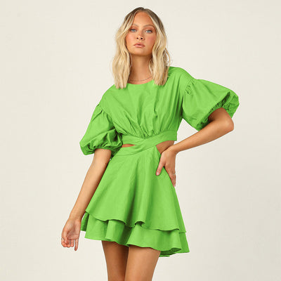 Vestido de Algodón Puro con Espalda Descubierta - Diseño Elegante y Sofisticado - Image 10