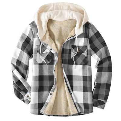 Chaqueta Sudadera con Capucha y Forro Polar para Hombre - Talla Grande - Image 8
