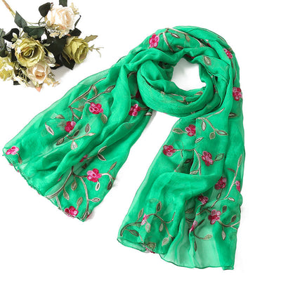 Pañuelo de Seda para Mujer - Elegancia y Versatilidad - Image 10