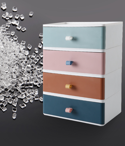 Organizador de Cosméticos con Cajones - Caja de Almacenamiento Plástica - Image 9