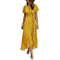 Vestido Corto de Lunares con Escote V y Volantes - Elegancia Femenina
