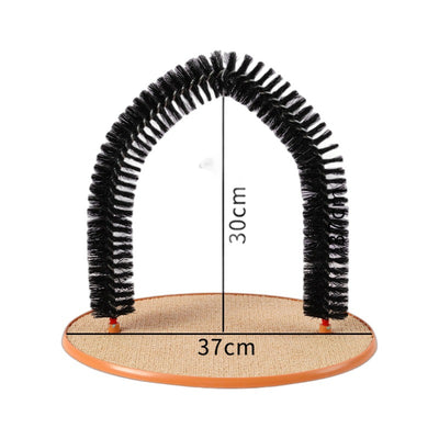 Rascador Interactivo para Gatos con Masajeador de Arco y Juguete Ratón - Image 3