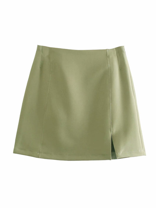 Traje Dos Piezas Mujer Primavera Khaki Suelto y Elegante - Image 7