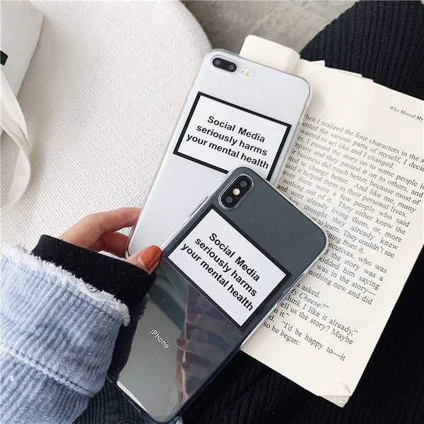 Funda Protectora para Celular con Diseño de Redes Sociales