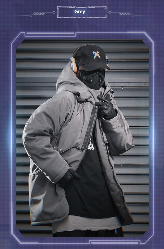 Chaqueta Acolchada Dark Armor - Protección y Estilo para Hombre - Image 11