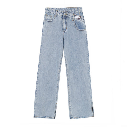 Pantalones Acampanados Cintura Alta Casuales con Abertura Trendy - Image 11