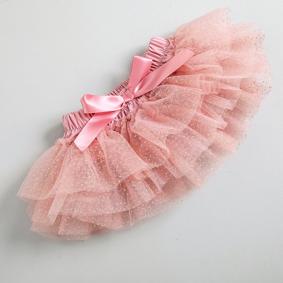 Conjunto de 3 Piezas: Vestido de Princesa con Malla Multicapa, Diadema y Blusa Estampada