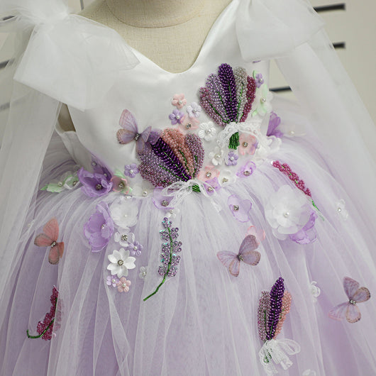 Vestido de Princesa Infantil con Lazo Decorativo - Image 8