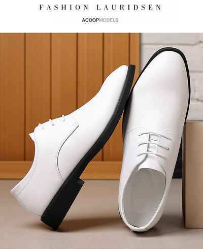 Zapatos de Cuero Casuales para Hombre con Suela Blanda - Estilo Ejecutivo - Image 16