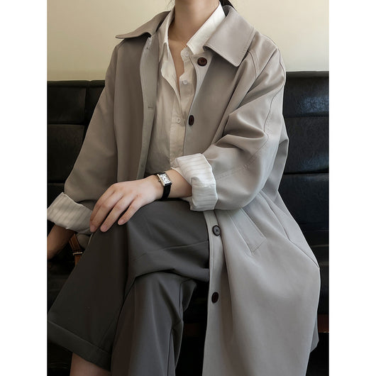 Gabardina Estilo Coreano para Mujer - Colección Otoño - Image 4